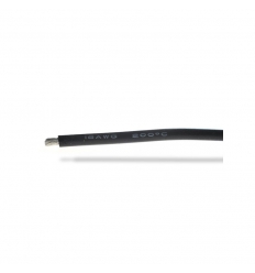 Fil silicone 16AWG (1.32mm²) noir - 1m