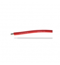 Fil silicone 16AWG (1.32mm²) rouge - 1m