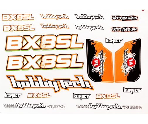 Planche de stickers Hobbytech BX8SL