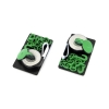 Sangles et chaines de remorquage vert factice X2