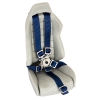 Ceinture pour siège baquet avec attache en métal