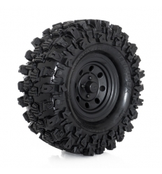 Roues completes noires crawler « CLIMBER »121/45 (1 paire)