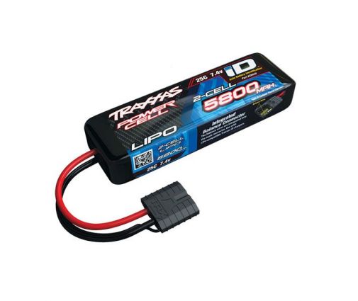 Batterie Traxxas Lipo 7.4v ( 2s ) 5800 mAh 25C - ID