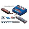 Chargeur double rapide LIPO/NIMH 8A Prise Traxxas