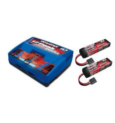 Pack Chargeur 2972G + 2 x Lipo 3S 5000MAH 2872X Traxxas ID