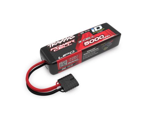 Batterie Traxxas Lipo 11.1v ( 3s ) 5000 mAh 25C - ID - COURT