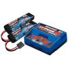 Pack Chargeur 2972G + 2 x Lipo 2S 7600MAH 2869X Traxxas ID