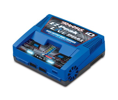 Chargeur double Traxxas EZ-Peak Live iD Bluetooth 2s - 4s LIPO/NIMH 26A Prise Traxxas