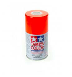 Peinture en bombe Tamiya de 100ml - PS20 Rouge Fluo