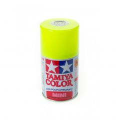 Peinture en bombe Tamiya de 100ml - PS27 Jaune Fluo