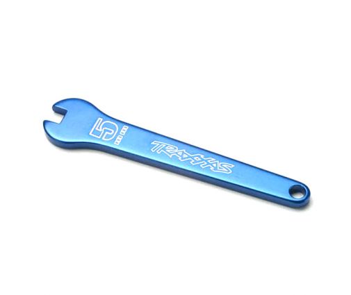 Clé plate 5mm alu anodisee bleu ( TRX5477 )