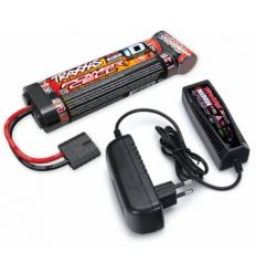 Pack Chargeur Batterie Traxxas NI-MH 8,4V 3000 MAH Long - iD