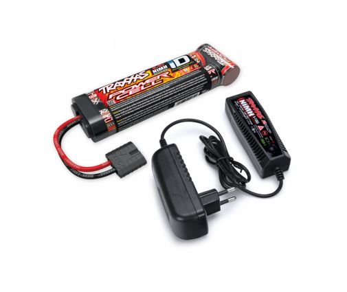 Pack Chargeur Batterie Traxxas NI-MH 8,4V 3000 MAH Long - iD