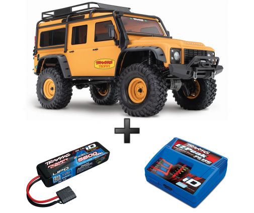 Pack Traxxas TRX-4 Defender + Chargeur + batterie 2s 5800 mAh