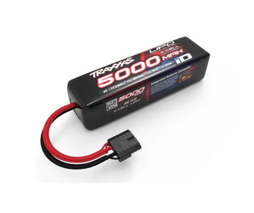 Batterie Traxxas Lipo ID ( 4S ) 14,8V 5000mAh 25C LONG - Traxxas