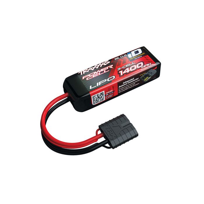 Batterie Traxxas Lipo 11.1v ( 3s ) 1400 mAh 25C - ID 2823X - Vosges  Modélisme