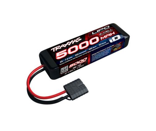 Batterie Traxxas Lipo 7.4v ( 2s ) 5000 mAh 25C - ID