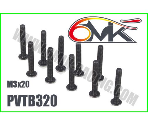 Vis Acier Tête Bombée M3x20 (x10)
