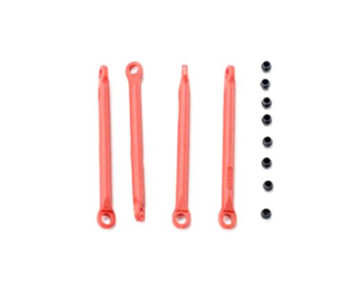 Renforts de chassis nylon rouge (4) ( TRX7118 )