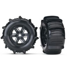 Roues Montées Collées pneus pelle pour X-MAXX 8S ( TRX7773 )