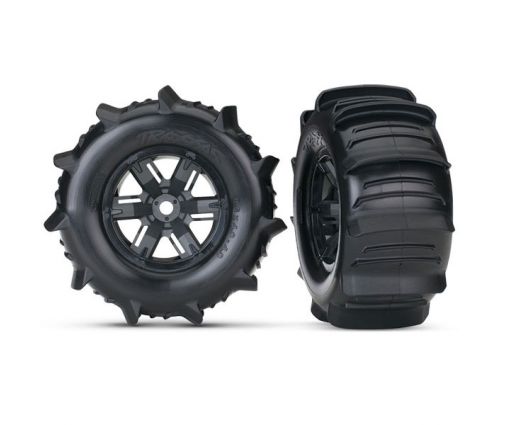 Roues Montées Collées pneus pelle pour X-MAXX 8S ( TRX7773 )