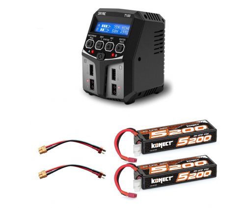 Pack T100 + 2 x Lipo 2s 5200 mAh