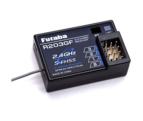 Radiocommande pour Voiture FUTABA 3PRKA+ Récepteur R203GF- FHSS/S