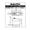 Servo Standard SAVOX DIGITAL 7.2kg-0.14s