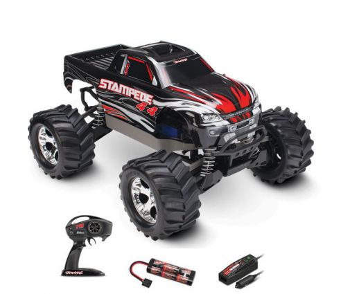 Traxxas Stampede - 4x4 - 1/10 Brushed TQ 2.4GHZ Rouge