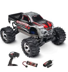 Traxxas Stampede - 4x4 - 1/10 Brushed TQ 2.4GHZ Rouge