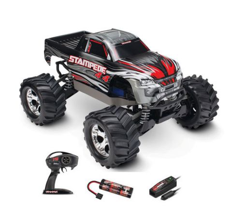 Traxxas Stampede - 4x4 - 1/10 Brushed TQ 2.4GHZ Rouge